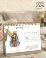 PDF Calendário de mesa Santinhos A5 horizontal 2026 + 12 Capas - Imagem 8
