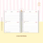 Agenda Escolar 2026 – Rosa com amarelo (A5) – 1 e 2DPP - Imagem 4