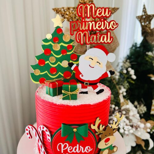 Arquivo de Corte Topo de Bolo Natal