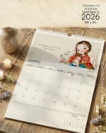 Calendário de parede Santinhos A4 - Imagem 8
