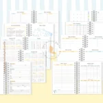 Agenda Escolar 2026 – Azul com amarelo (A5) – 1 e 2DPP - Imagem 6