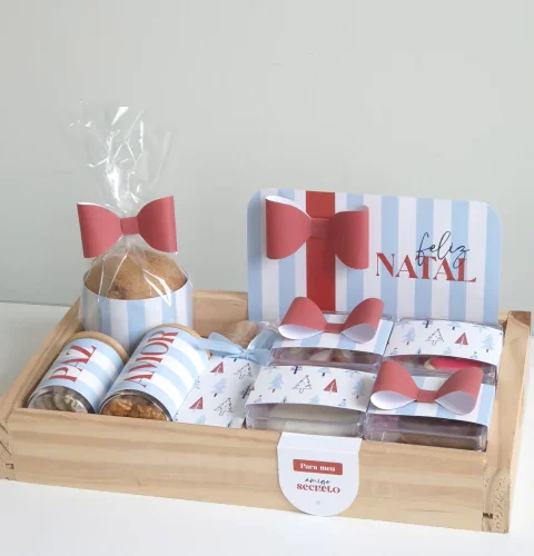 Kit digital para cesta - Natal