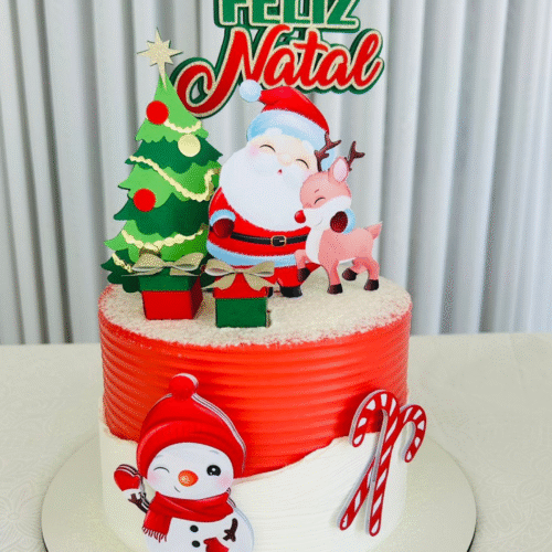 Arquivo de Corte Topo de Bolo Natal
