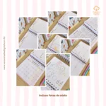 Agenda Escolar 2026 – Rosa com amarelo (Mini quadrada) – 1 e 2DPP - Imagem 4