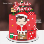 Arquivo de corte Topo de Bolo Natal