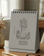 Mini Calendário de mesa A6 Santinhos Versão Masculina PDF - Imagem 5