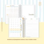 Agenda Escolar 2026 – Azul com amarelo (A5) – 1 e 2DPP - Imagem 5