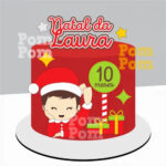 Arquivo de corte Topo de Bolo Natal