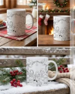 Kit Digital Ilustrações Colorir PNG Nasceu o Salvador - Imagem 5