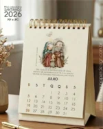 Mini Calendário de mesa A6 Santinhos PDF - Imagem 2