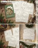 Kit Pronto para Imprimir: Cards A6 A História do Nascimento de Jesus - Imagem 9