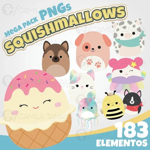 Kit Digital Squishmallows