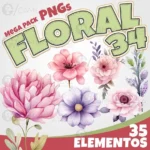 Kit Digital Floral