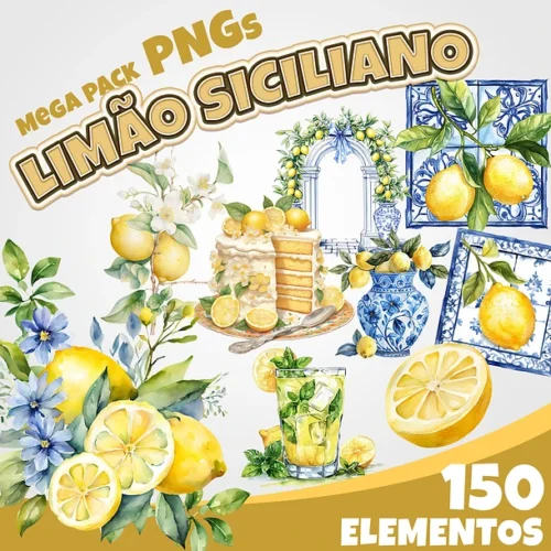 Kit Digital Limão Siciliano