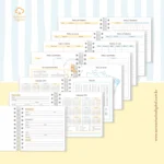Agenda Escolar 2026 – Azul com amarelo (Mini quadrada) – 1 e 2DPP - Imagem 6