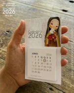Calendário mini Imã de geladeira Santinhos 2026 - Imagem 2