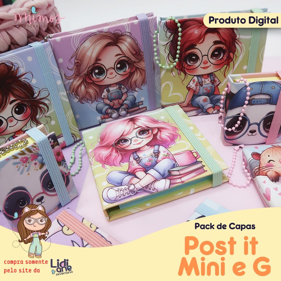 ARQ DIG – Pack Capas – POST IT MINI E G Pack Capas – POST IT MINI E G - Imagem 1