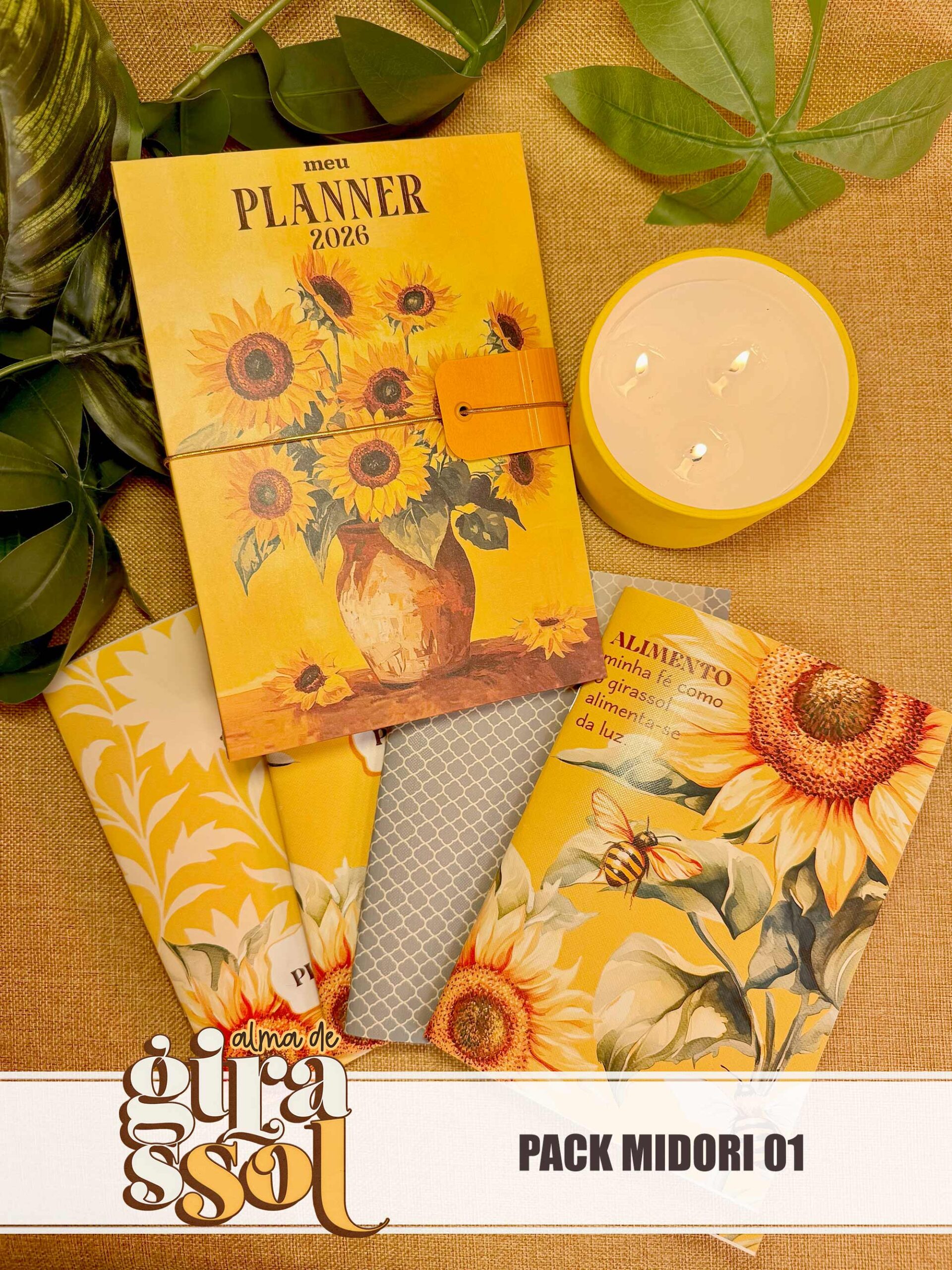 Alma de Girassol - Pack Midori 01 Alma de Girassol - Pack Midori 01 - Imagem 1