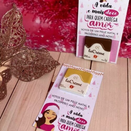 Arquivo digital _ Cartão ROSA para CACAU SHOW OU QUALQUER DOCE PARA NATAL