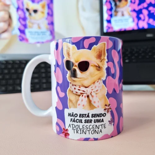 Arte Digital "Não está sendo fácil ser uma adolescente trintona"