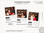 CALENDÁRIO POLAROID 2026