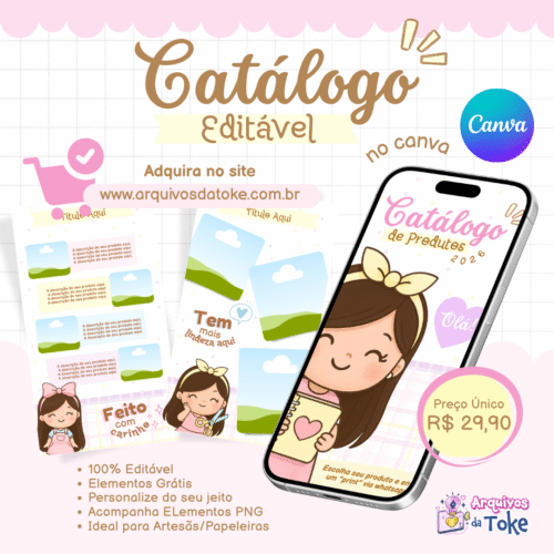 Catálogo Editável no Canva