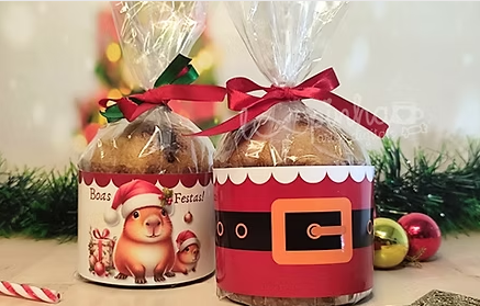 Cinta Panetone 80g - Natal 2025