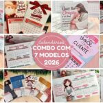 COMBO CALENDÁRIOS 2026 - 7 formatos