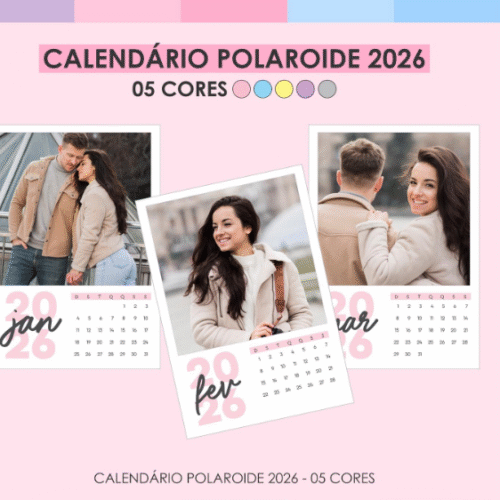 Calendário Polaroide 2026