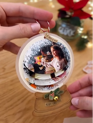 Arquivo Digital Card Globo de Neve