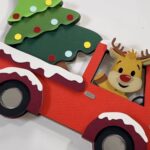 Arquivo de corte Topo de Bolo Carrinho de Natal
