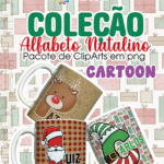 Coleção Alfabeto Natalino - Cartoon