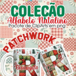 Coleção Alfabeto Natalino - Patchwork