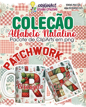 Coleção Alfabeto Natalino - Patchwork