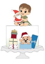 Kit 10 Topos de Bolo Natal - arquivo digital - Imagem 3