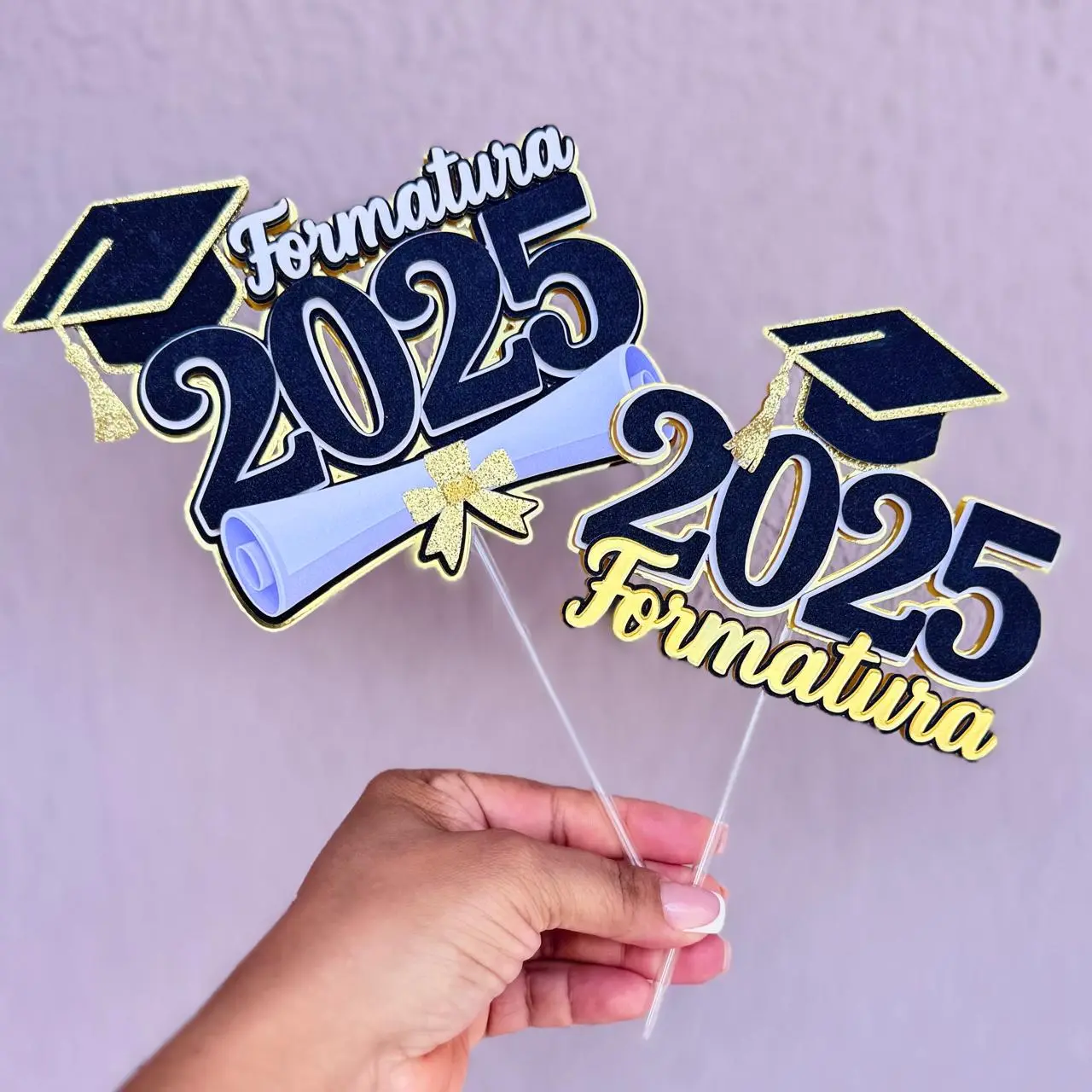 FORMATURA 2025 Arquivo de corte Topo de Bolo FORMATURA 2025 - Imagem 1