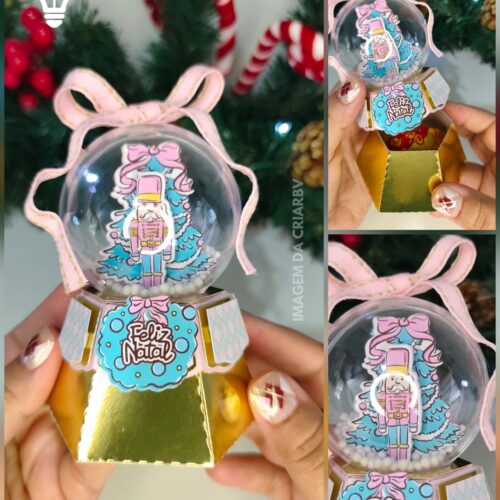 ARQUIVO DE CORTE GLOBO DE NEVE QUEBRA NOZES