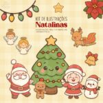 Ilustrações Natalinas | KIT DIGITAL