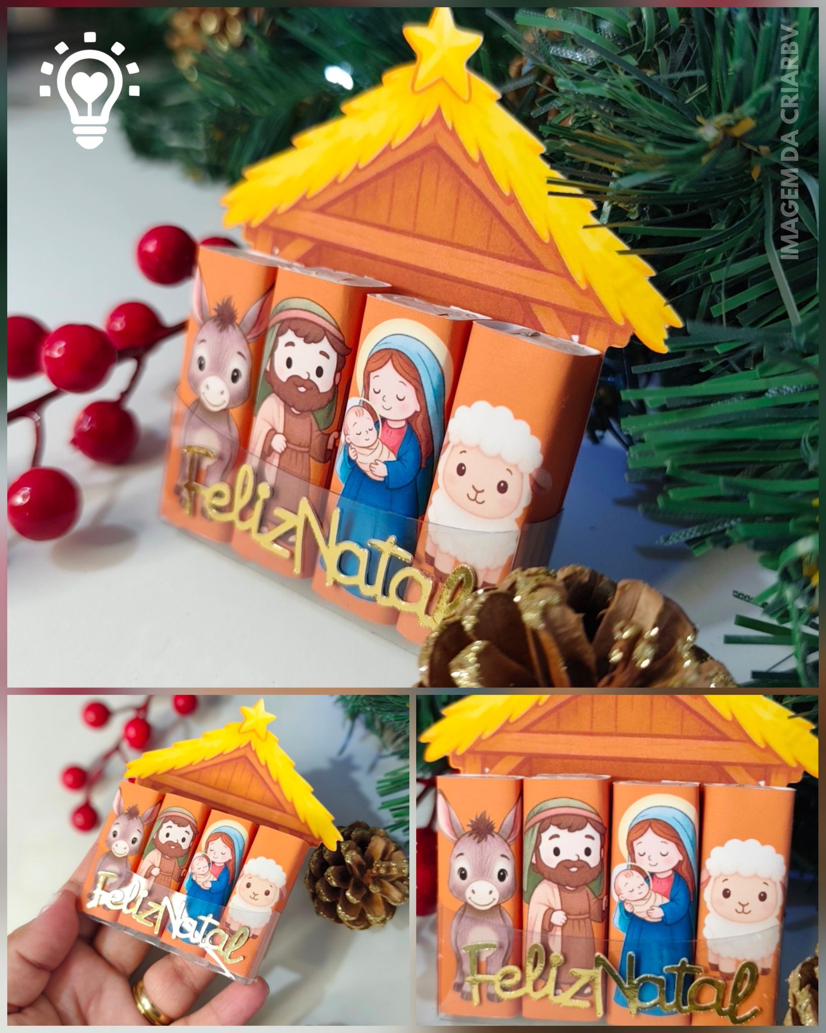 JESUS ARQUIVO DE CORTE PORTA BIS NATALINO PRESÉPIO 4 BIS - Imagem 1