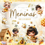 Kit Digital Meninas Abelhinhas