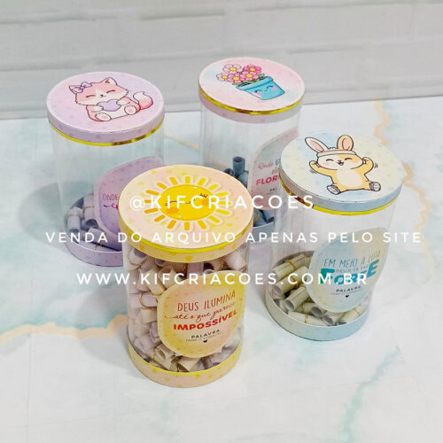 Kit Pote + versículos