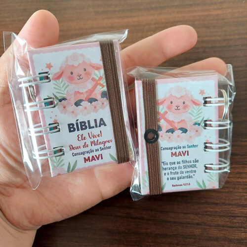 Link Canva - Capa Ovelhinha - Bíblia Chaveiro