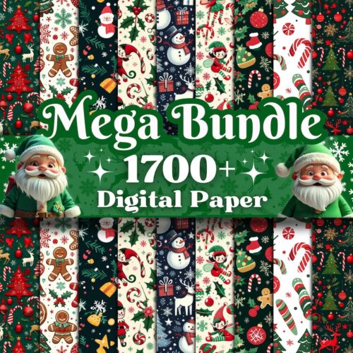 Kit digital Natal Mega Bundle