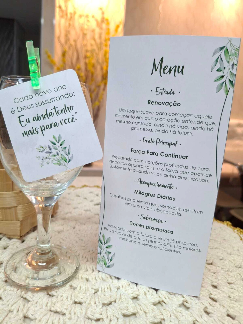 Menu + Tag_Cada novo ano é Deus sussurrando Eu ainda tenho mais para você Menu + Tag | Cada novo ano é Deus sussurrando: Eu ainda tenho mais para você - Imagem 1