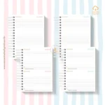 Miolo de Agenda Escolar não datada A5 – 2 em 1