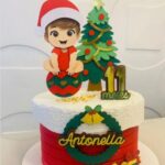 Arquivo de Corte Topo de Bolo Natal Menina