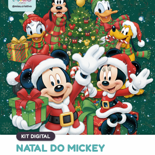 Kit digital Natal do Mickey