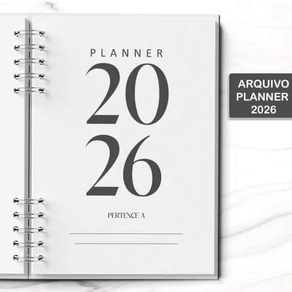 Planner_neutro_2026 Arquivo Planner 2026 Neutro - Imagem 1
