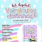 Kit Digital Versículos Fofinhos 6 - Encadernação 2026