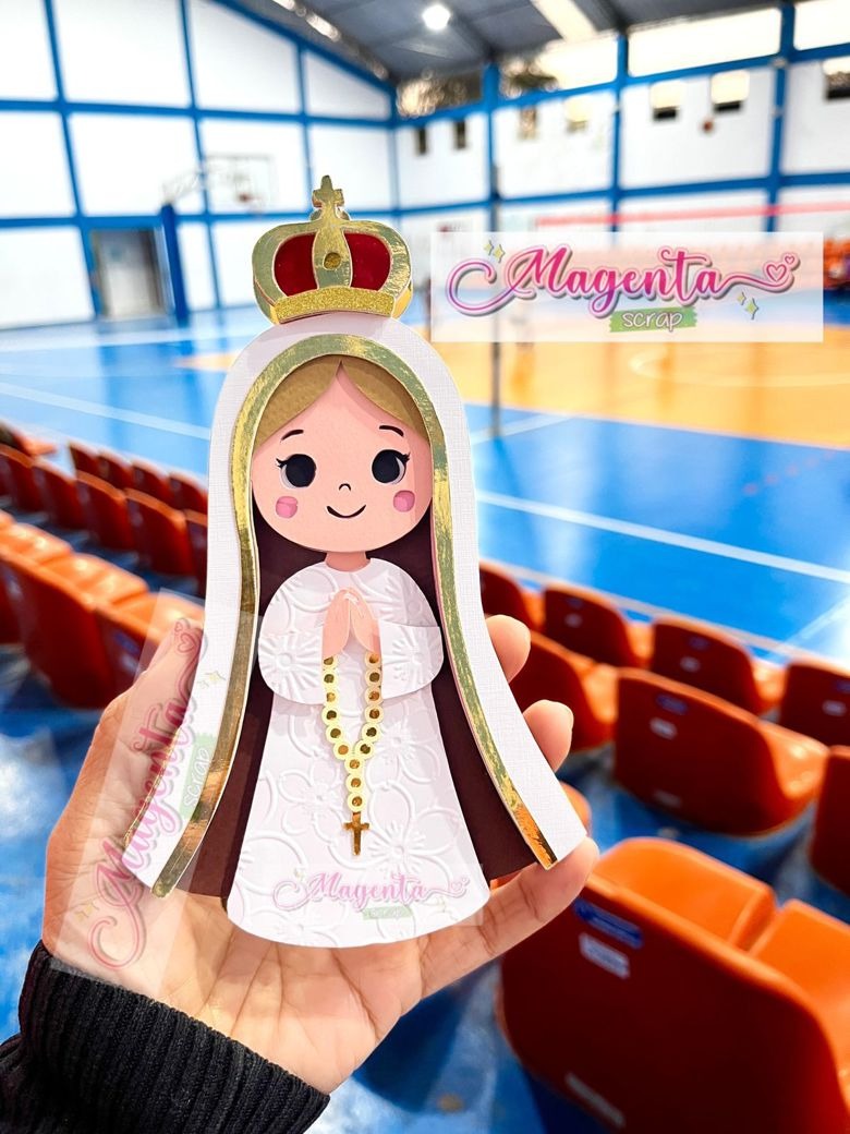 Virgem Maria Arquivo de corte Topo de Bolo Virgem Maria - Imagem 1